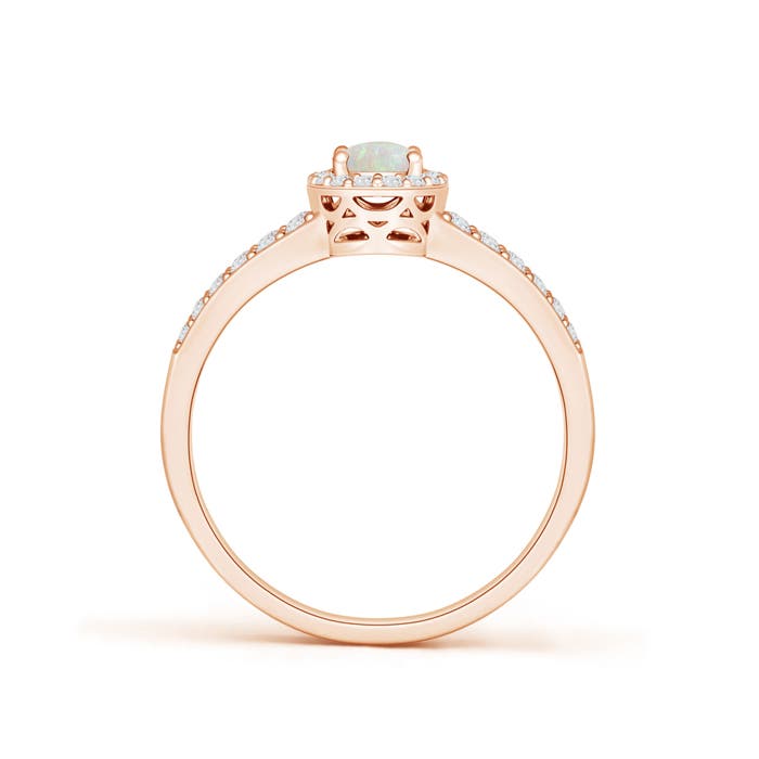 AA - Opal / 0.6 CT / 14 KT Rose Gold