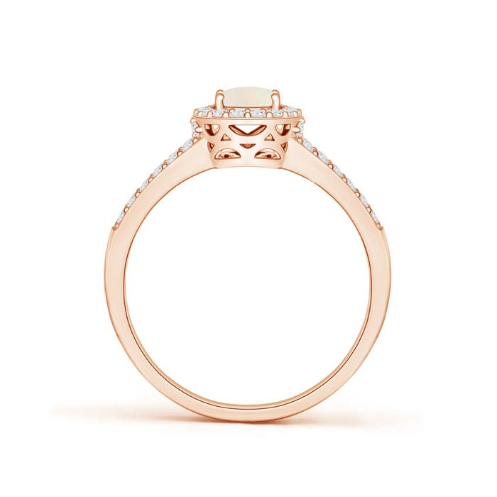 A - Opal / 0.82 CT / 14 KT Rose Gold