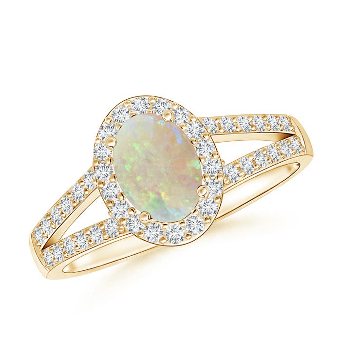 AAA - Opal / 0.82 CT / 14 KT Yellow Gold