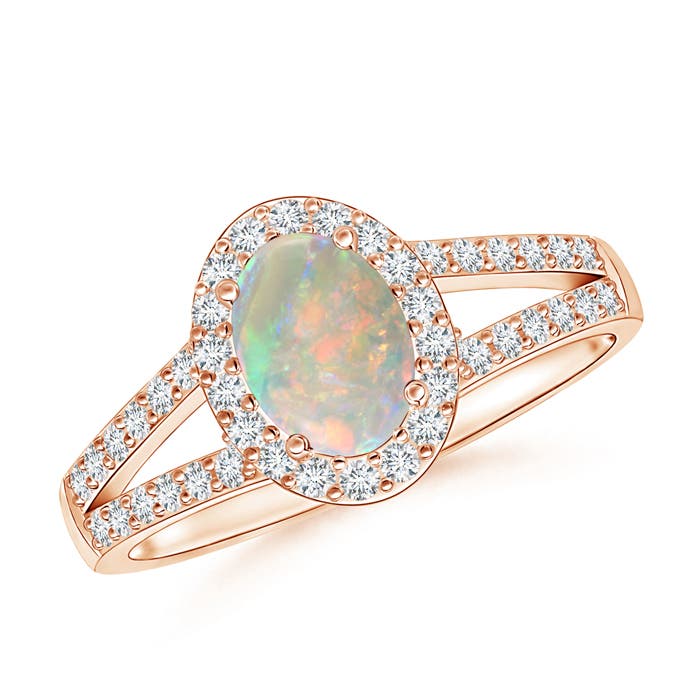 AAAA - Opal / 0.82 CT / 14 KT Rose Gold