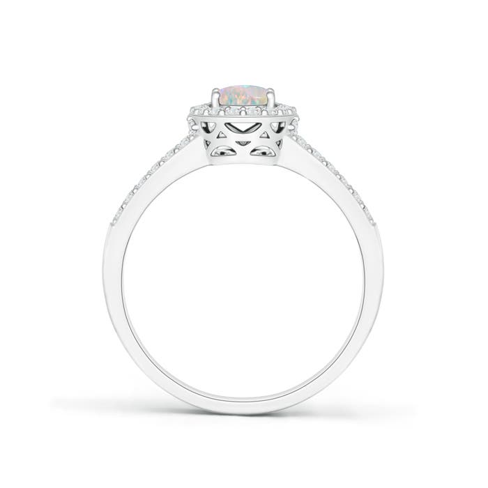 AAAA - Opal / 0.82 CT / 14 KT White Gold