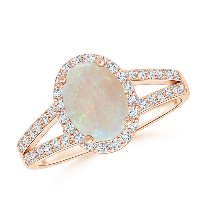 AA - Opal / 1.22 CT / 14 KT Rose Gold