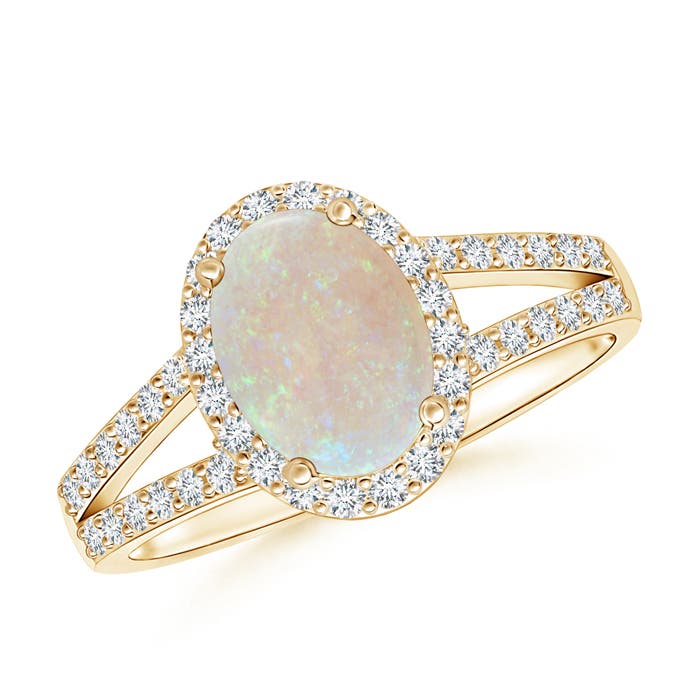 AA - Opal / 1.22 CT / 14 KT Yellow Gold