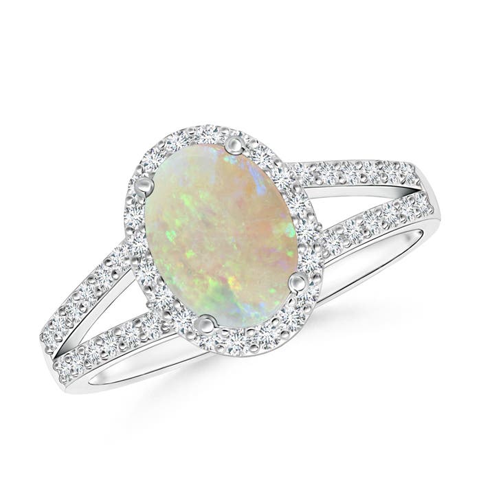 AAA - Opal / 1.22 CT / 14 KT White Gold