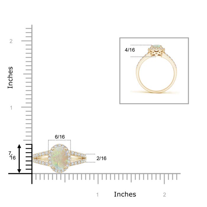 AAA - Opal / 1.22 CT / 14 KT Yellow Gold