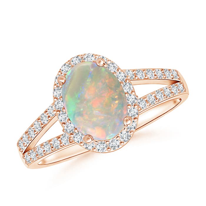 AAAA - Opal / 1.22 CT / 14 KT Rose Gold