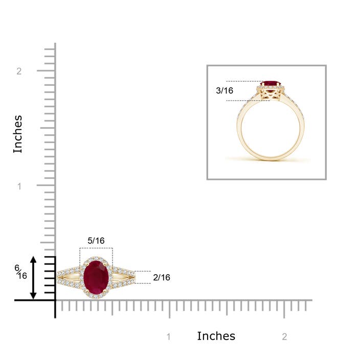 A - Ruby / 0.92 CT / 14 KT Yellow Gold