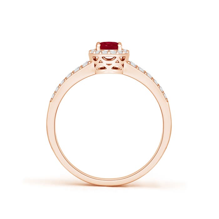 AA - Ruby / 0.92 CT / 14 KT Rose Gold