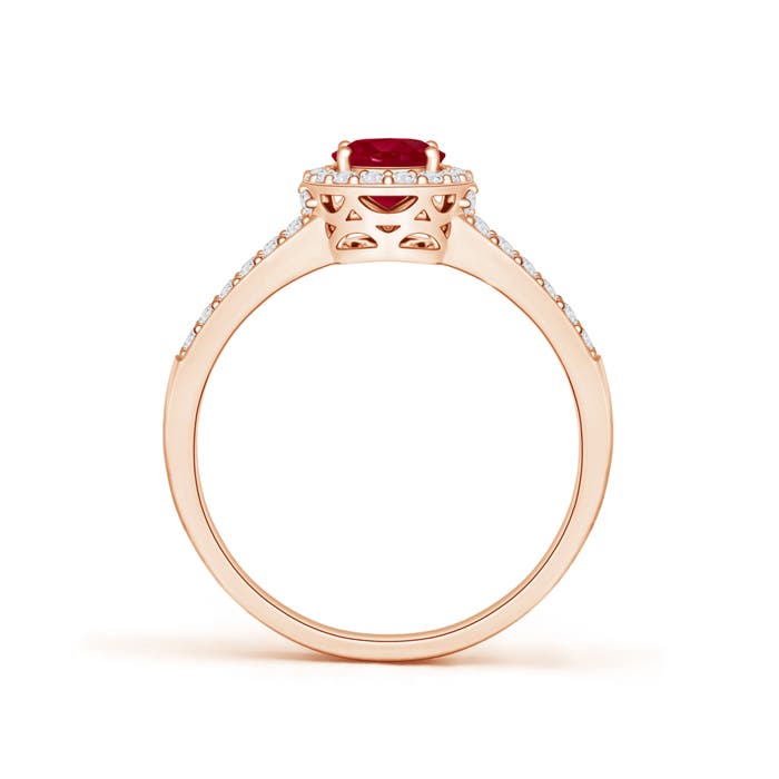 AA - Ruby / 1.37 CT / 14 KT Rose Gold