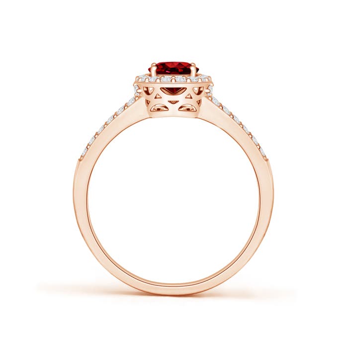 AAAA - Ruby / 1.37 CT / 14 KT Rose Gold