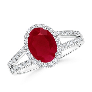 Oval AA Ruby