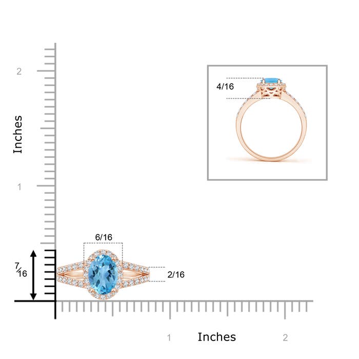 AA - Swiss Blue Topaz / 1.92 CT / 14 KT Rose Gold