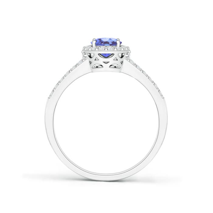 A - Tanzanite / 1.17 CT / 14 KT White Gold