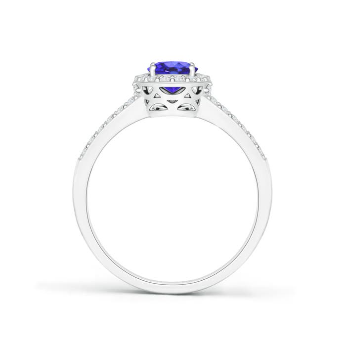 AA - Tanzanite / 1.17 CT / 14 KT White Gold