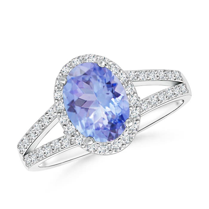 A - Tanzanite / 1.67 CT / 14 KT White Gold