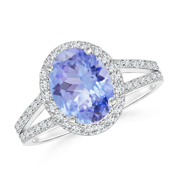 A - Tanzanite / 2.32 CT / 14 KT White Gold