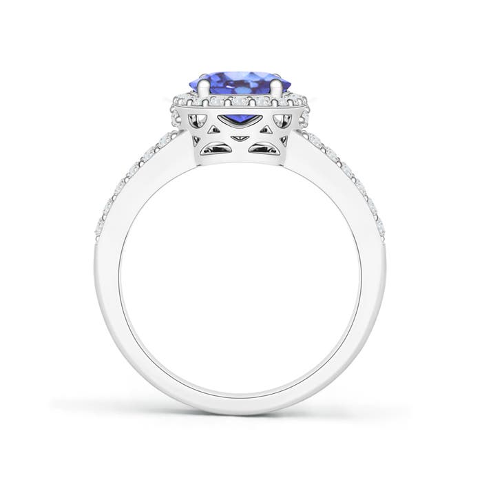 A - Tanzanite / 2.32 CT / 14 KT White Gold