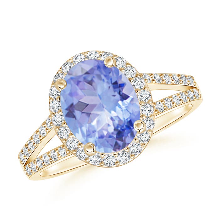 A - Tanzanite / 2.32 CT / 14 KT Yellow Gold