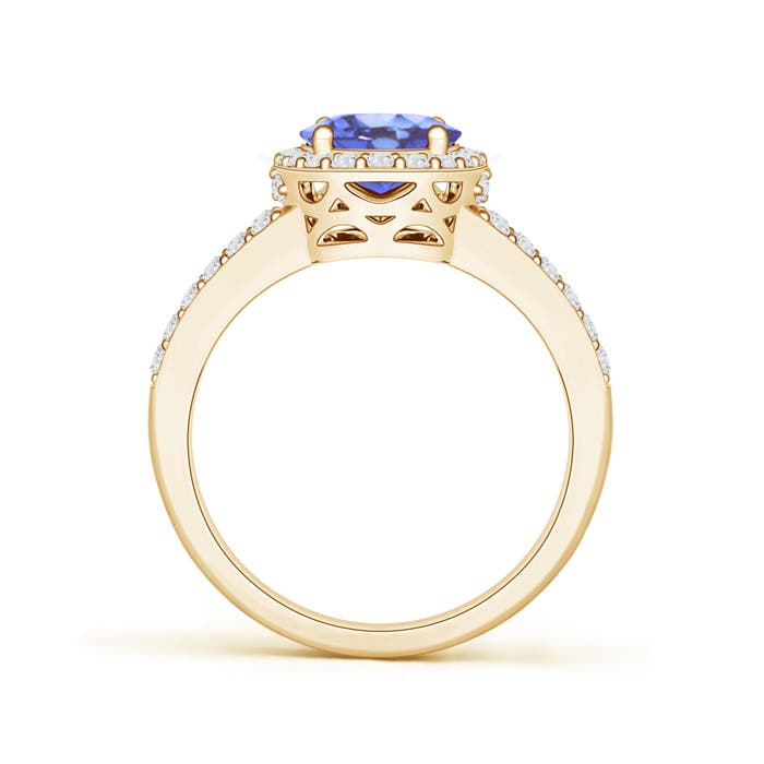 A - Tanzanite / 2.32 CT / 14 KT Yellow Gold