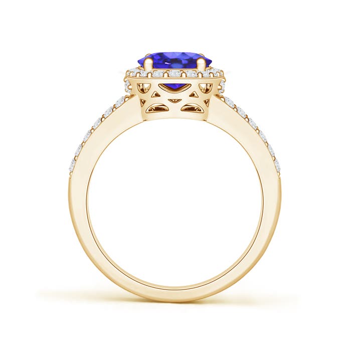 AA - Tanzanite / 2.32 CT / 14 KT Yellow Gold