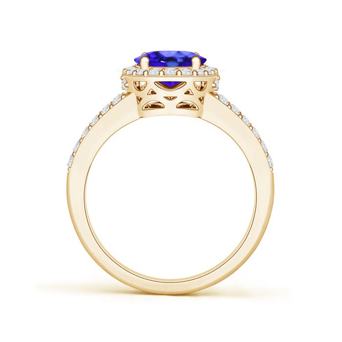 AAA - Tanzanite / 2.32 CT / 14 KT Yellow Gold