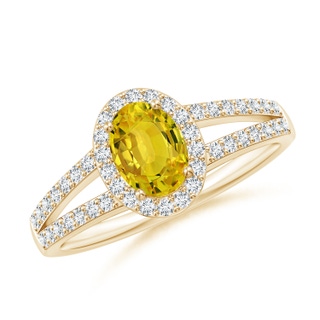 Oval AAAA Yellow Sapphire