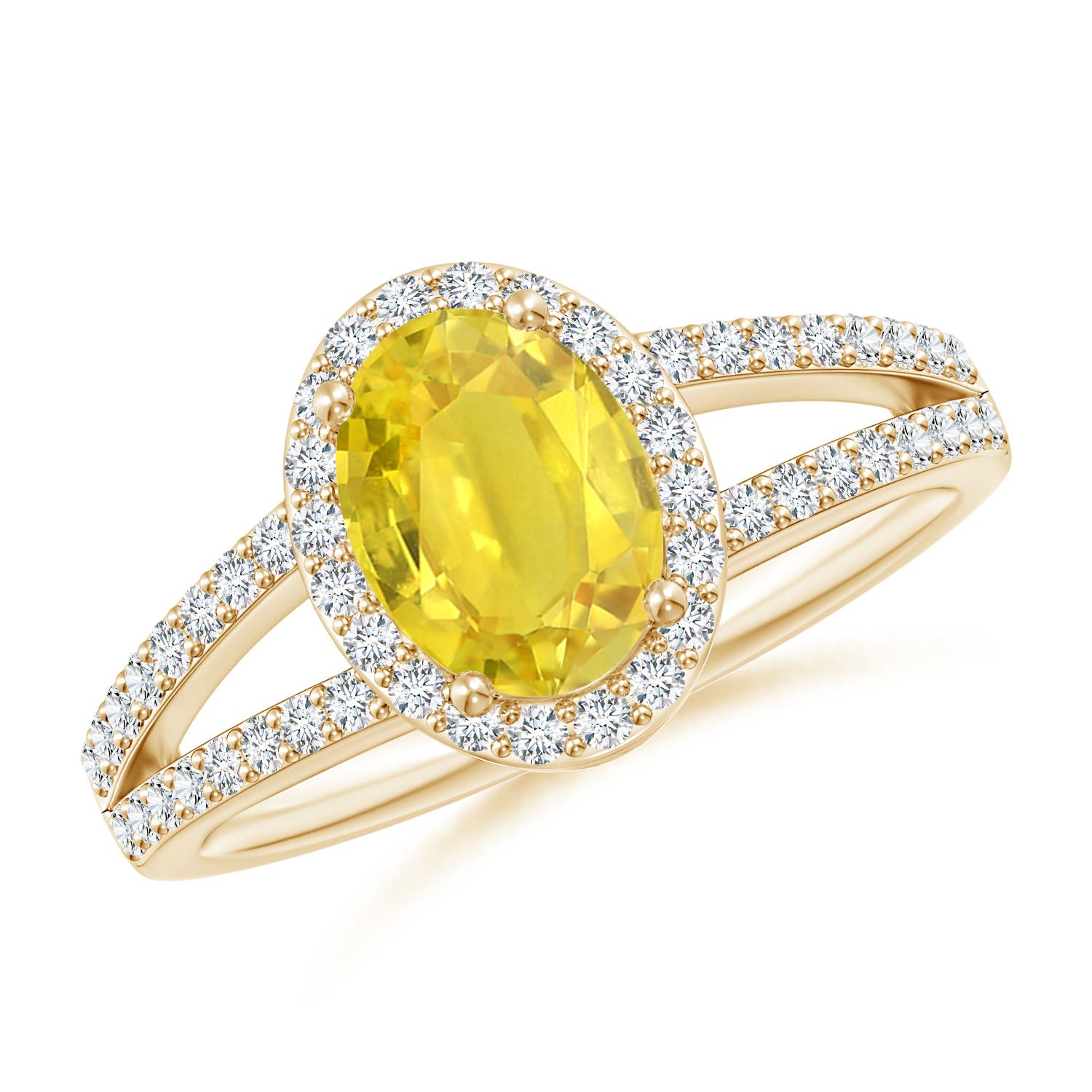 AA - Yellow Sapphire / 1.92 CT / 14 KT Yellow Gold