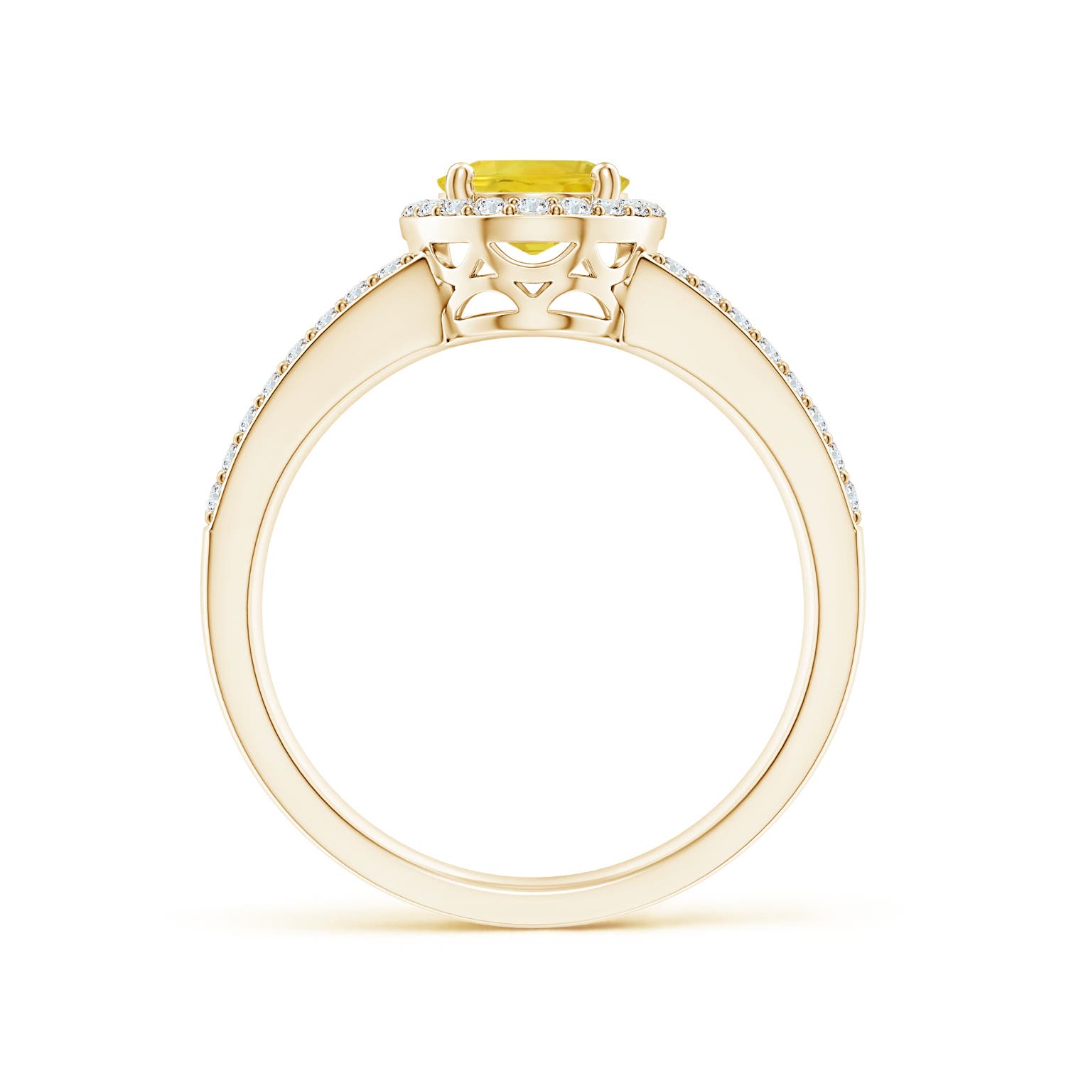 AA - Yellow Sapphire / 1.92 CT / 14 KT Yellow Gold