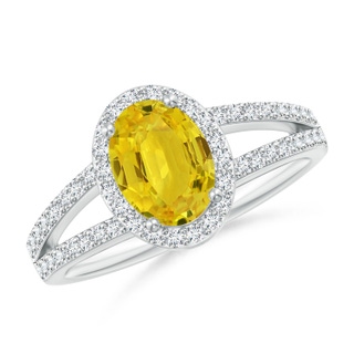 Oval AAA Yellow Sapphire