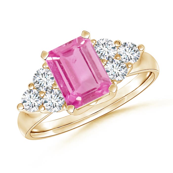 AA - Pink Sapphire / 1.59 CT / 14 KT Yellow Gold