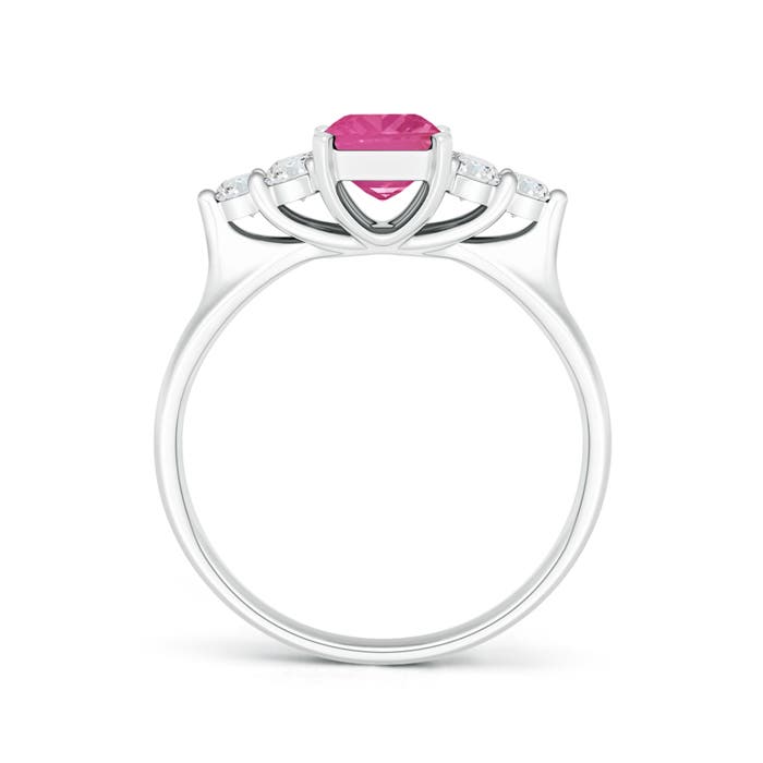 AAA - Pink Sapphire / 1.59 CT / 14 KT White Gold