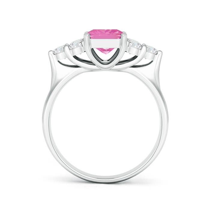 A - Pink Sapphire / 2.13 CT / 14 KT White Gold