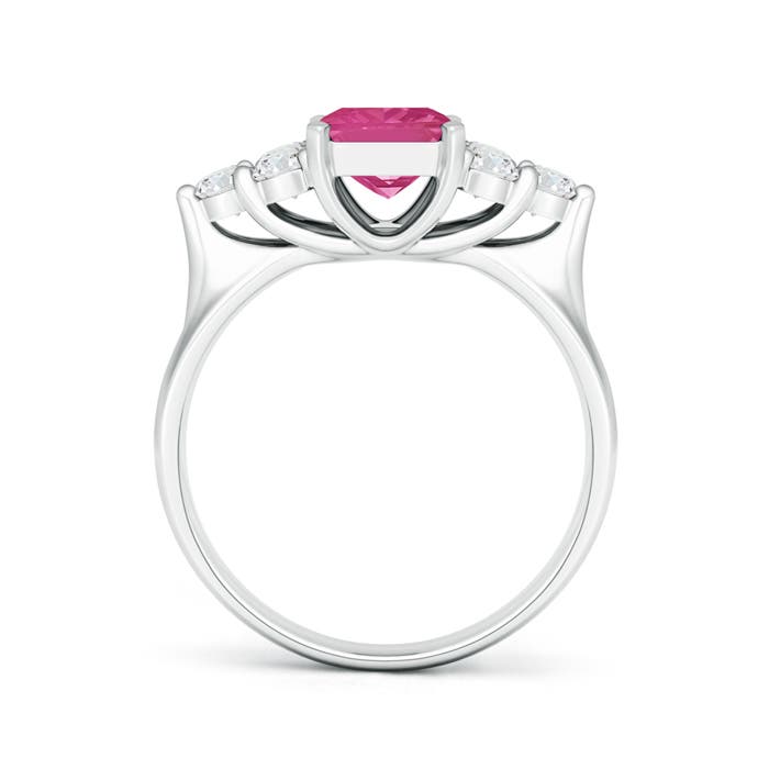 AAAA - Pink Sapphire / 2.13 CT / 14 KT White Gold