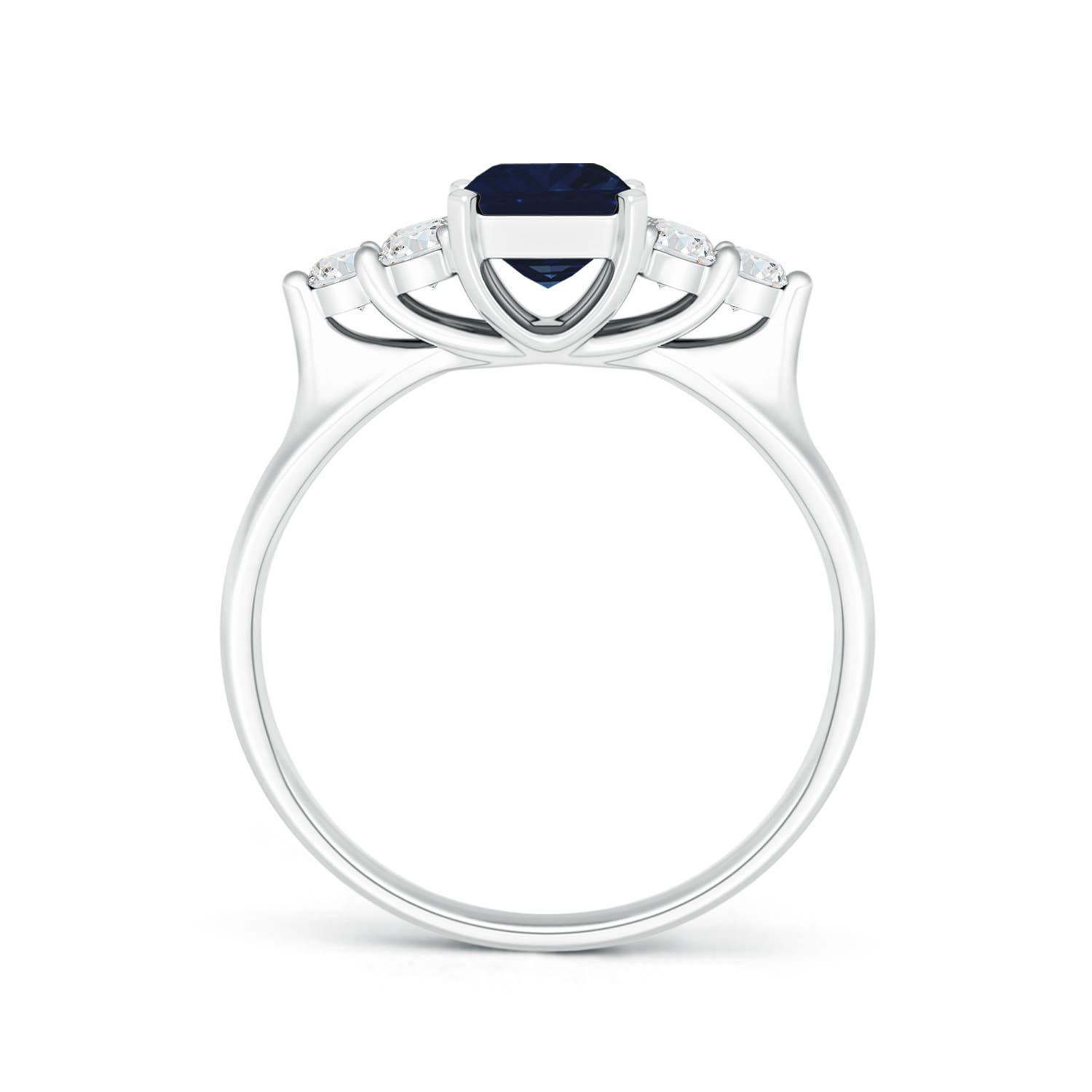 AA - Blue Sapphire / 1.49 CT / 14 KT White Gold