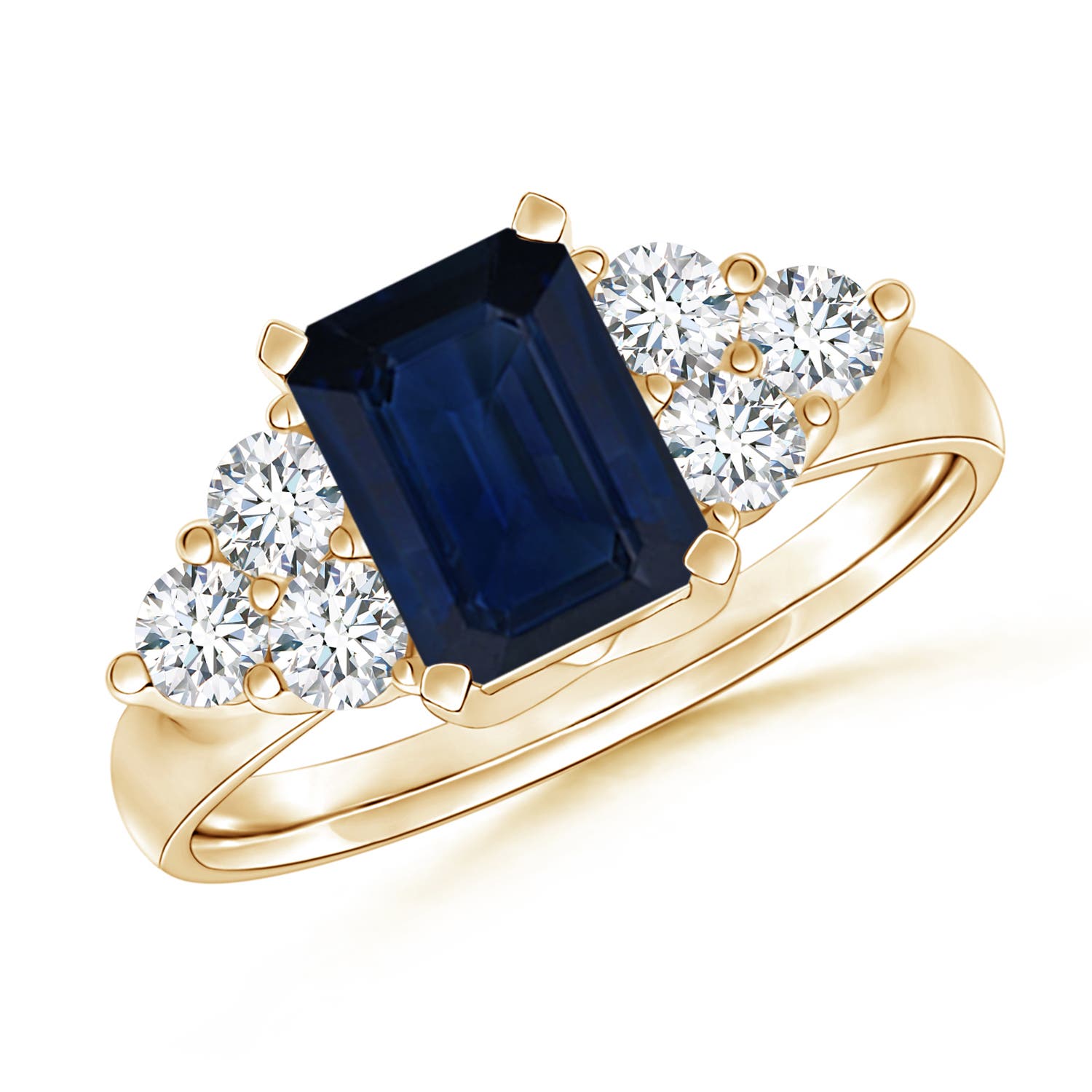 AA - Blue Sapphire / 1.49 CT / 14 KT Yellow Gold