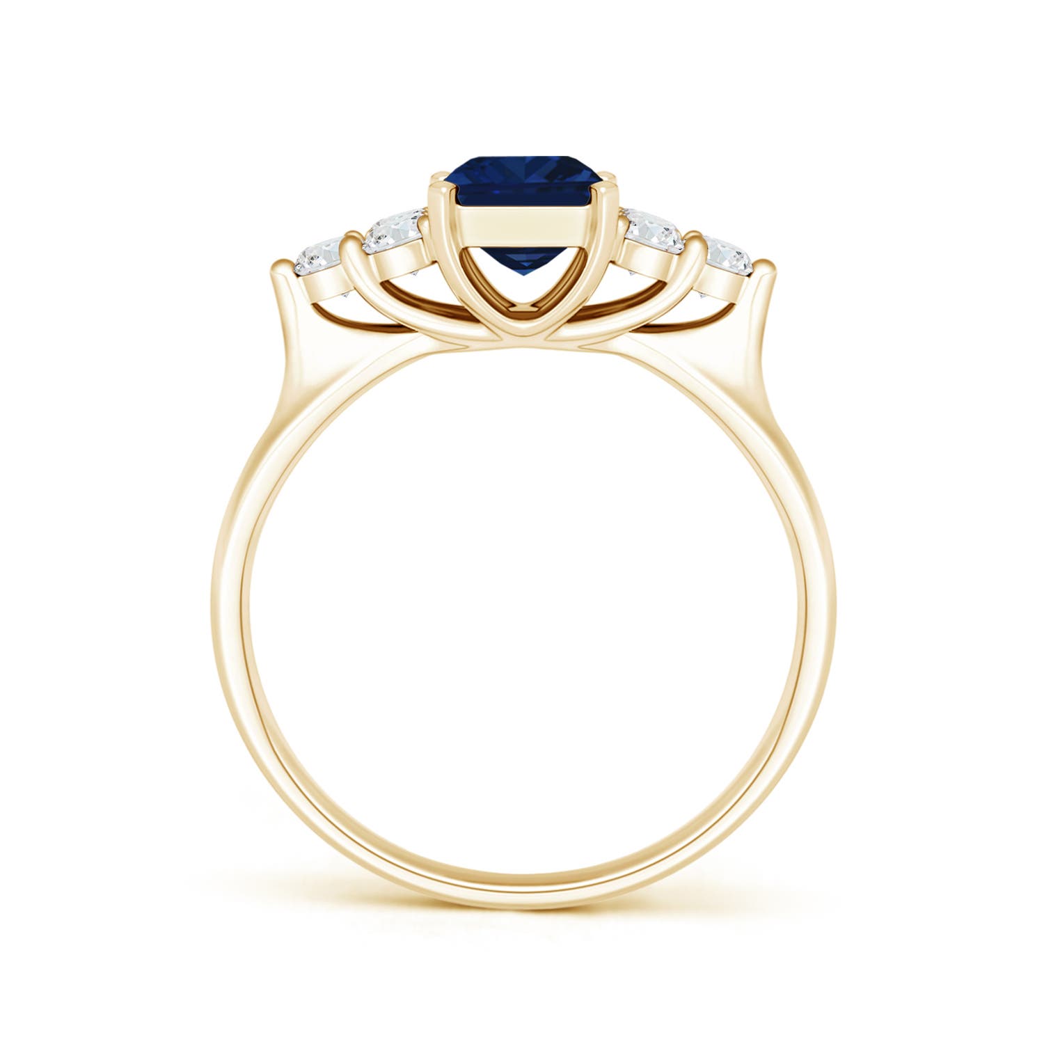 AAA - Blue Sapphire / 1.49 CT / 14 KT Yellow Gold