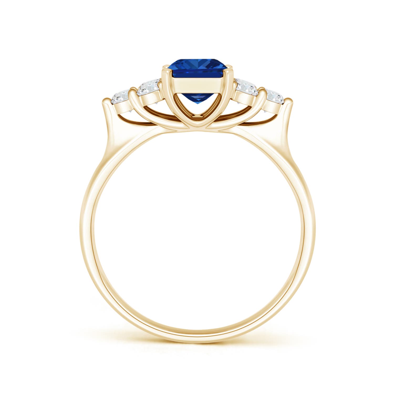 AAAA - Blue Sapphire / 1.49 CT / 14 KT Yellow Gold