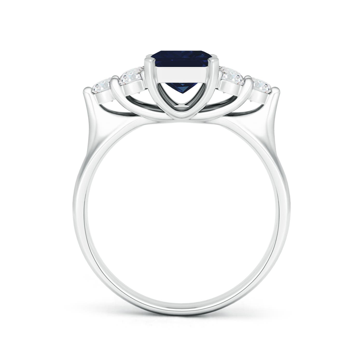 AA - Blue Sapphire / 2.28 CT / 14 KT White Gold