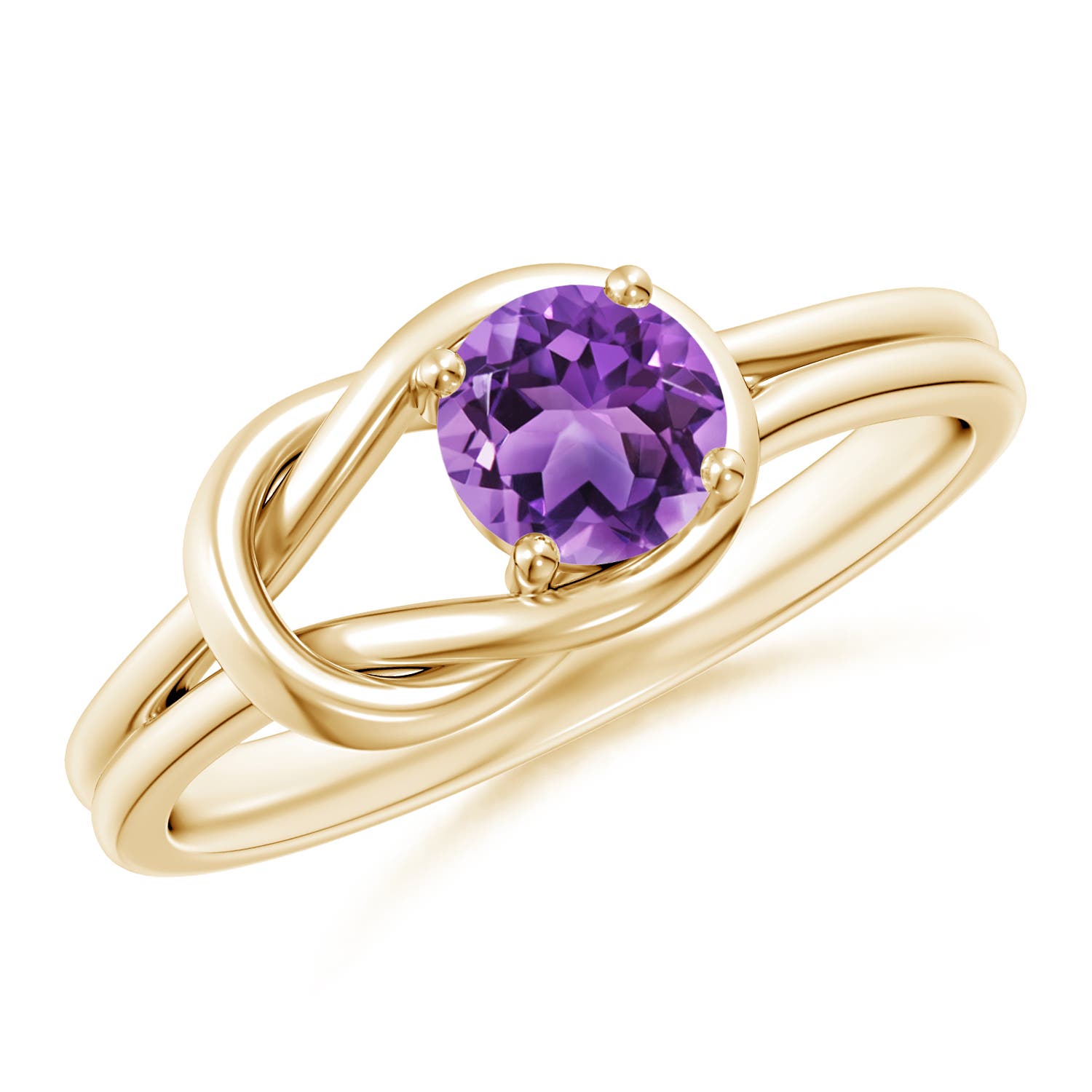 AA - Amethyst / 0.45 CT / 14 KT Yellow Gold