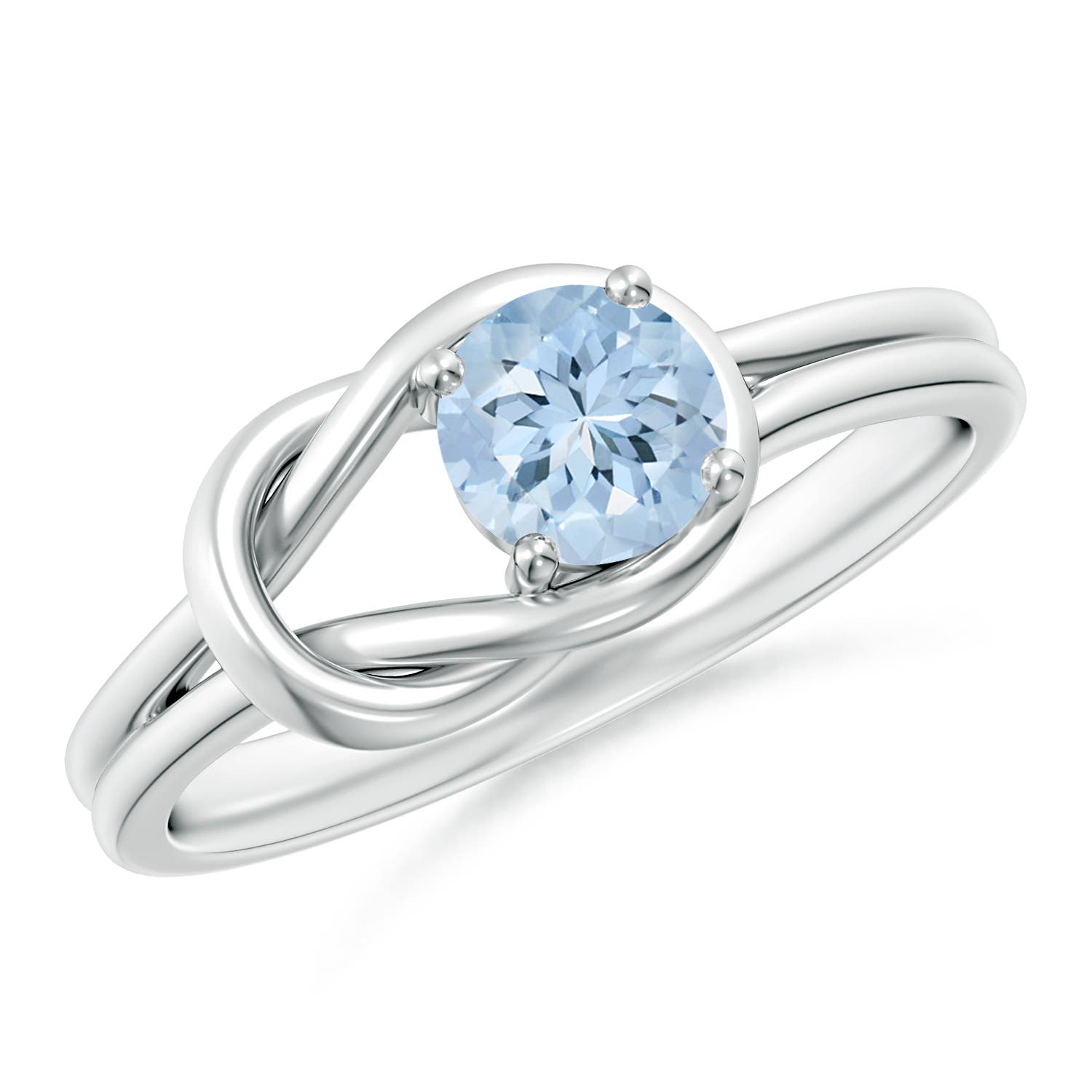 AA - Aquamarine / 0.4 CT / 14 KT White Gold