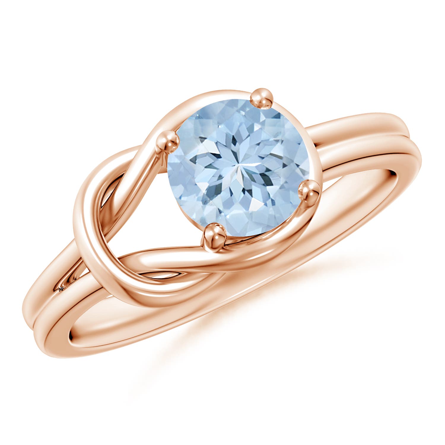 AA - Aquamarine / 0.72 CT / 14 KT Rose Gold