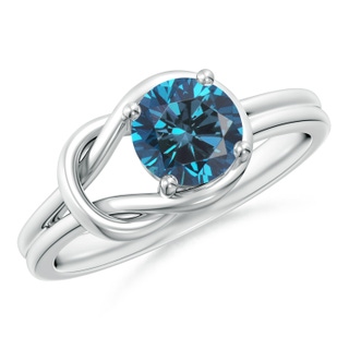 Round AAA Enhanced Blue Diamond