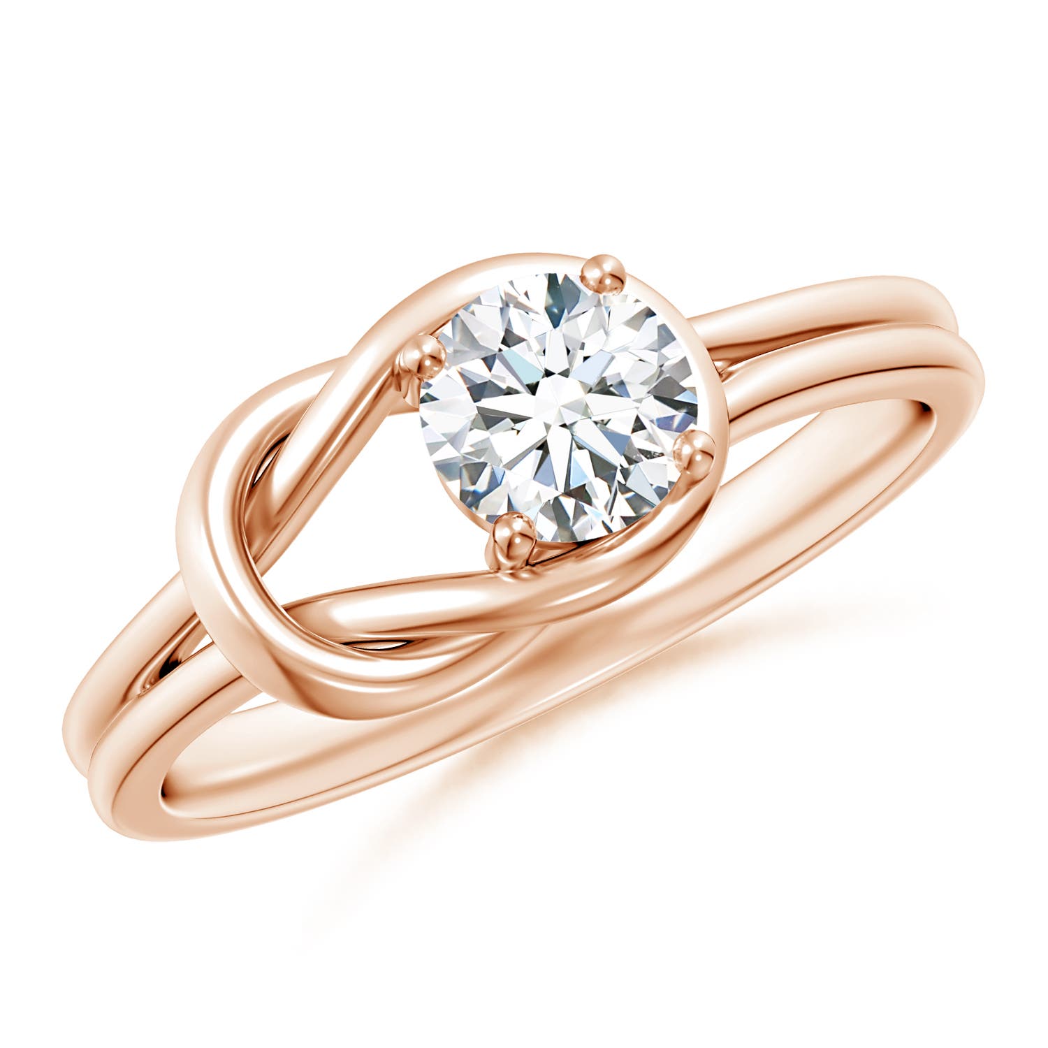 G, VS2 / 0.47 CT / 14 KT Rose Gold