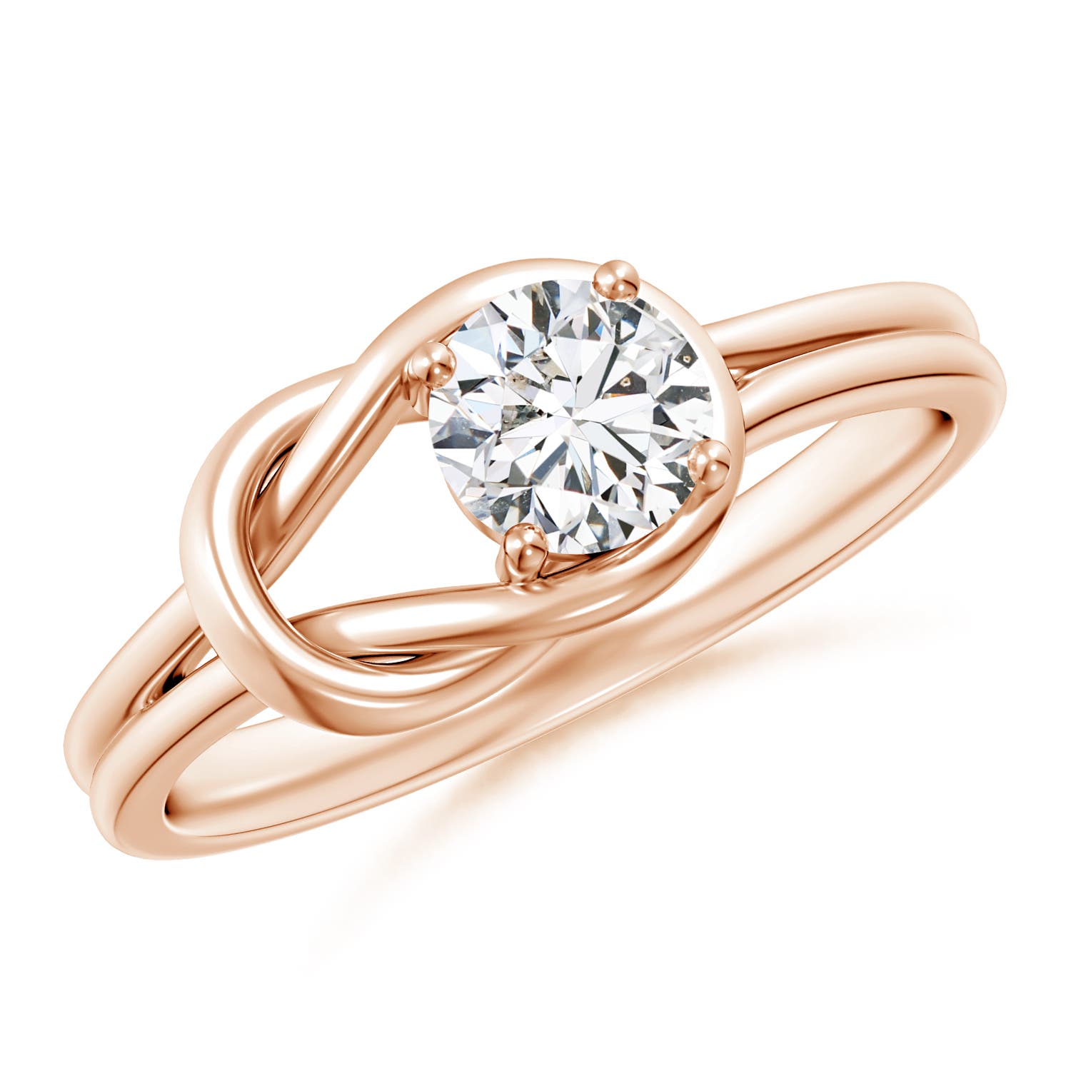 H, SI2 / 0.47 CT / 14 KT Rose Gold