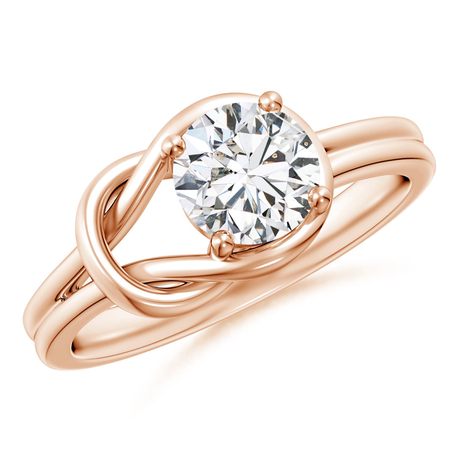 H, SI2 / 0.8 CT / 14 KT Rose Gold