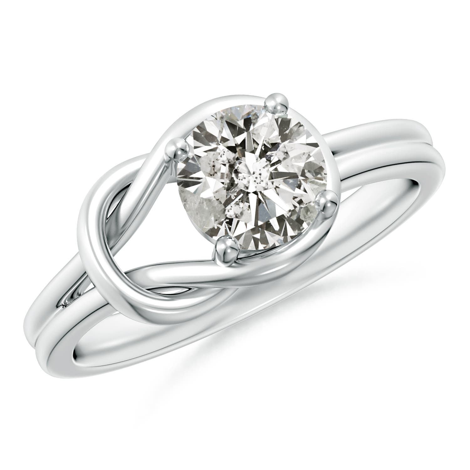 K, I3 / 0.8 CT / 14 KT White Gold