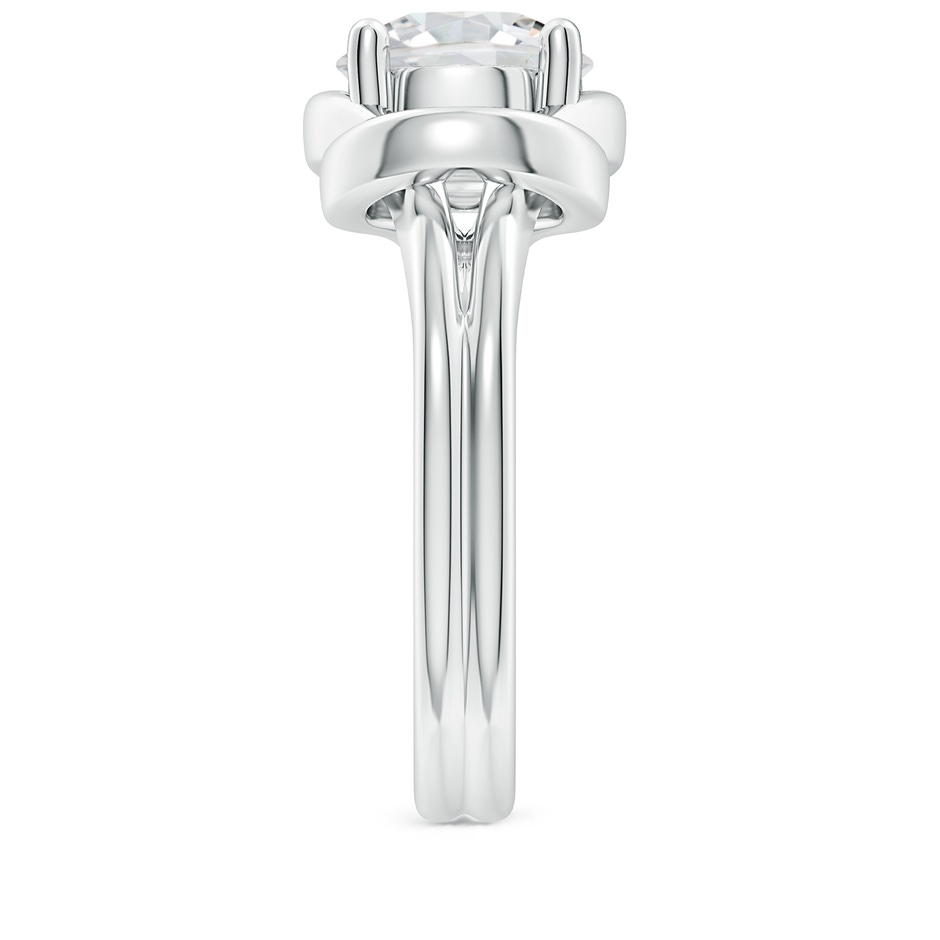 9.2mm HSI2 Solitaire Diamond Infinity Knot Ring in White Gold side 299