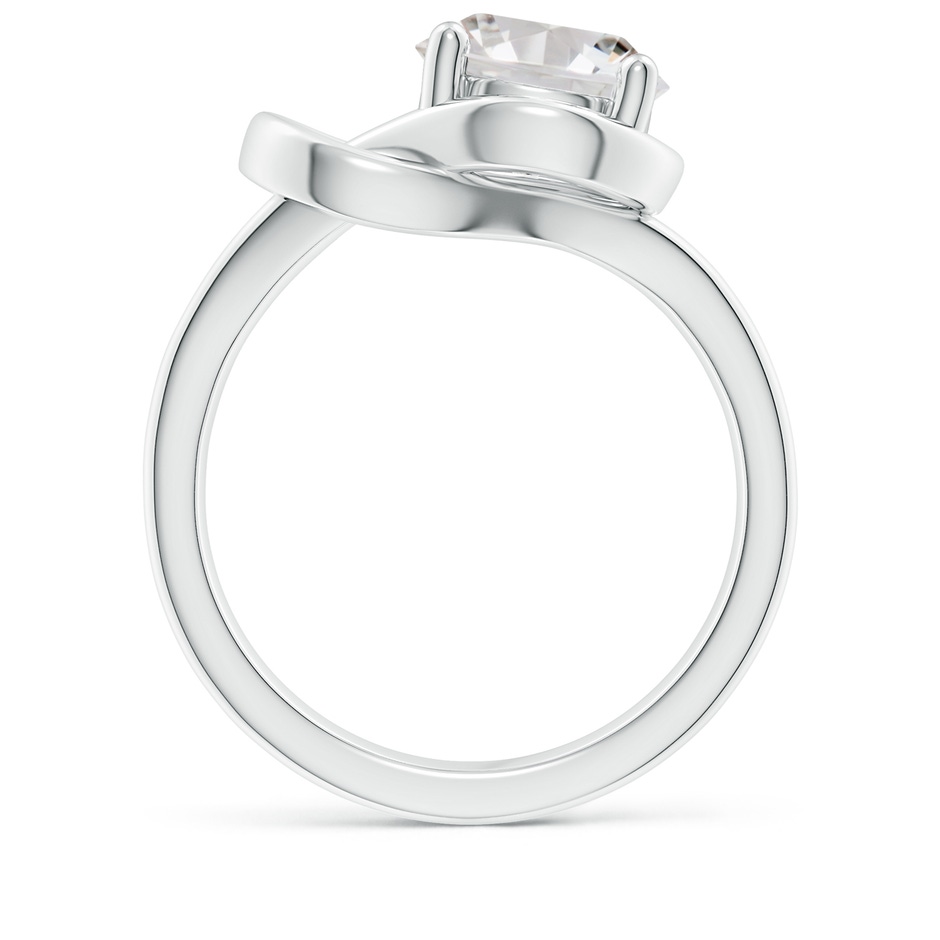 9.2mm IJI1I2 Solitaire Diamond Infinity Knot Ring in P950 Platinum side 199