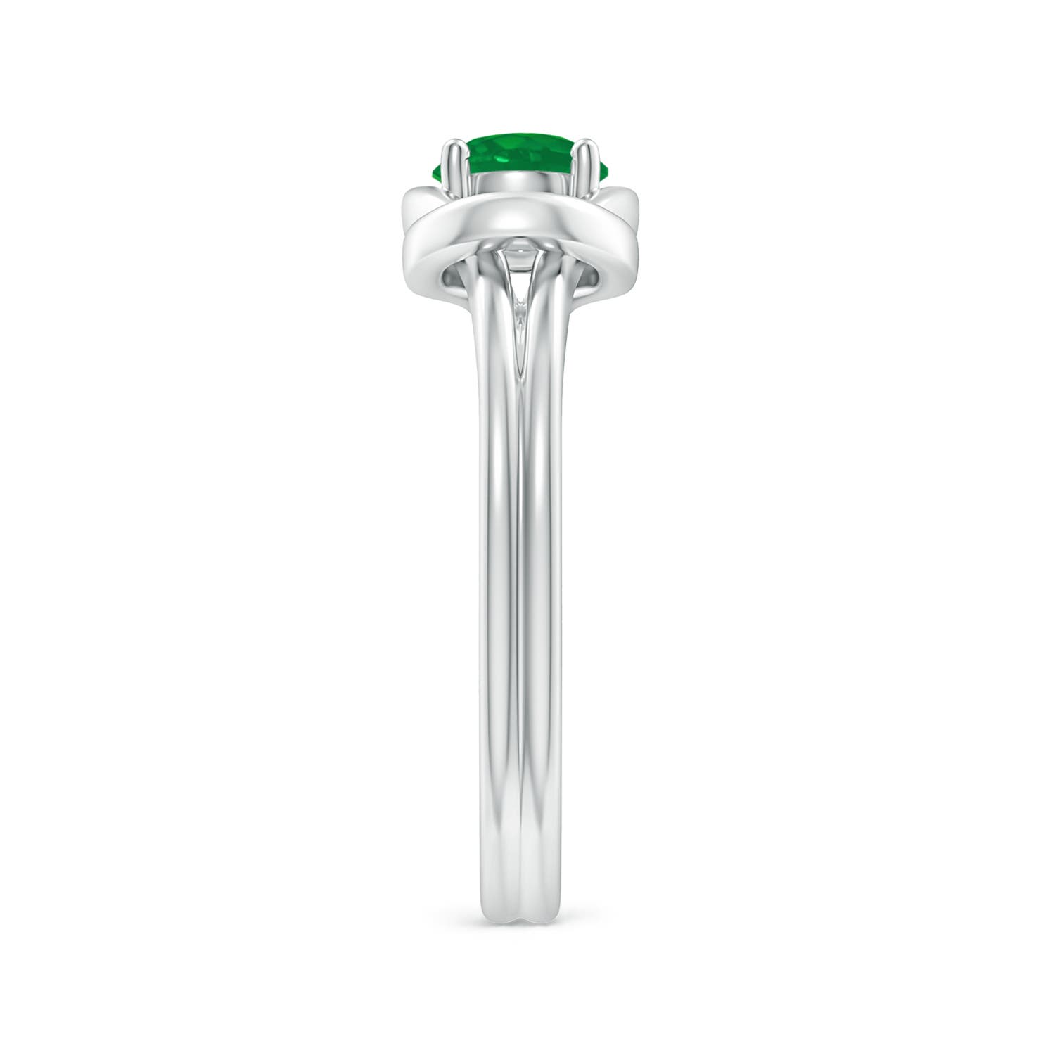 AA - Emerald / 0.45 CT / 14 KT White Gold