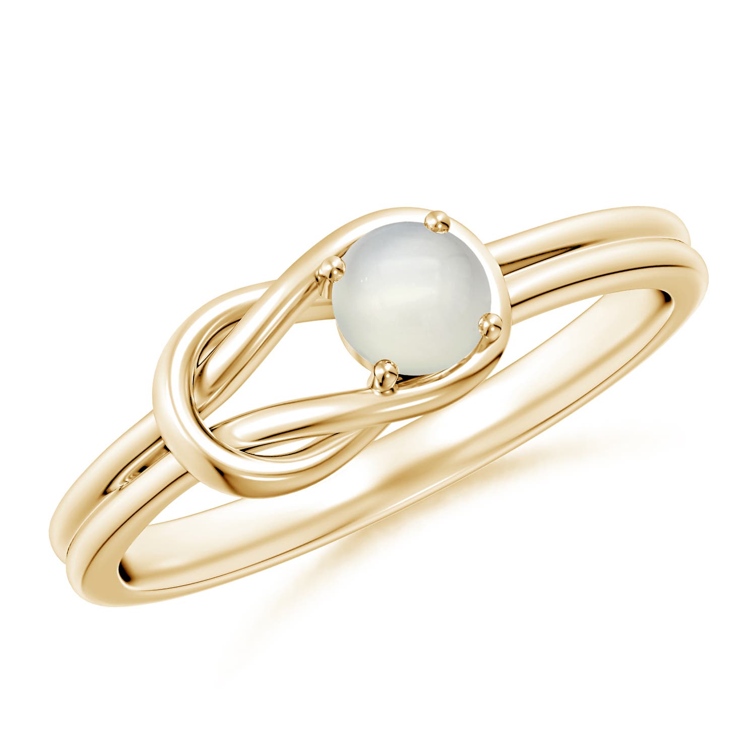 AAA - Moonstone / 0.24 CT / 14 KT Yellow Gold